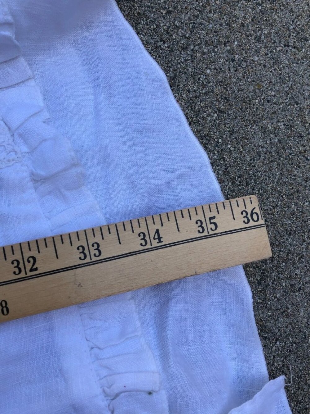 SUNNY LEIGH 100% Linen Button Dress Women's 10 White Short Sleeve - Picture 2 of 8